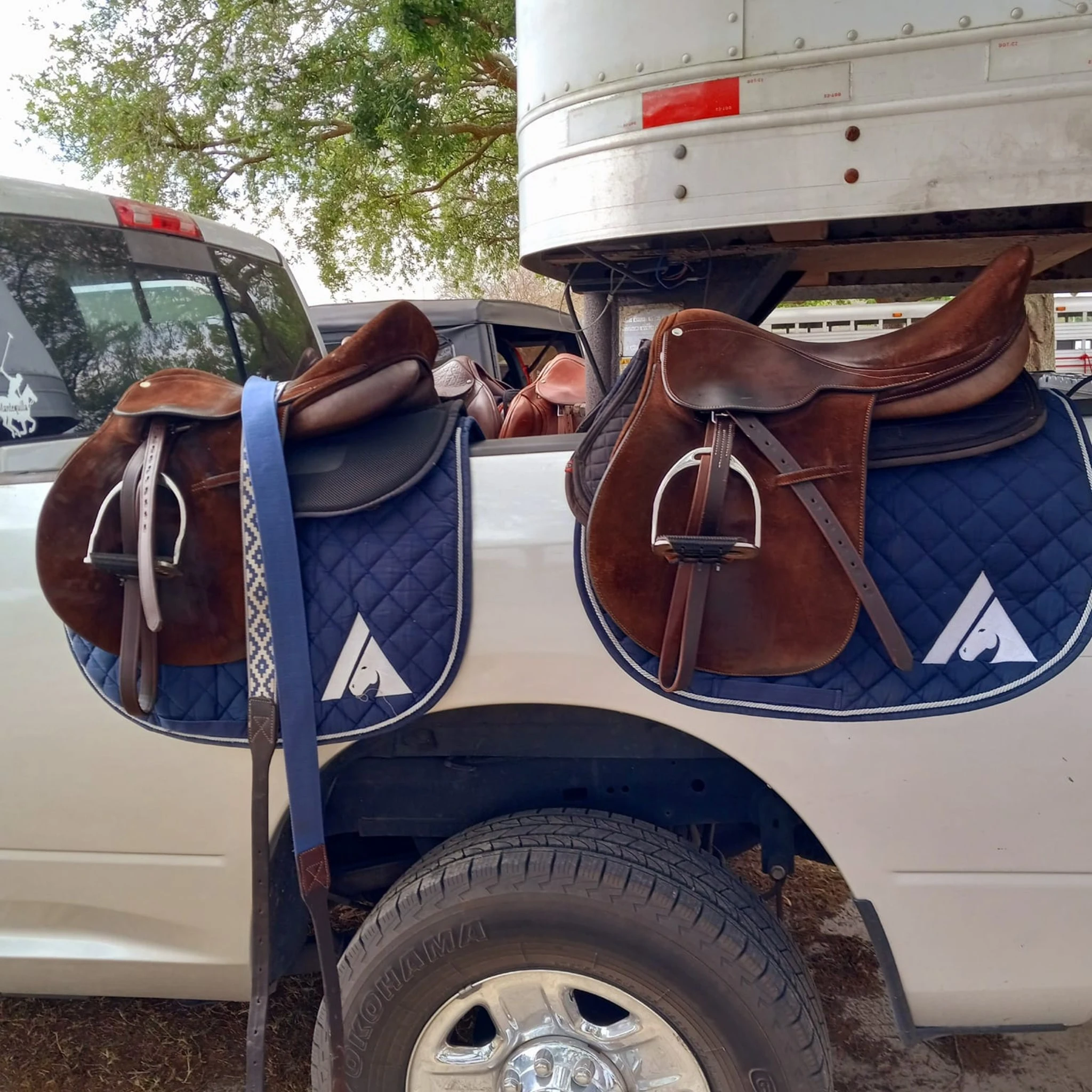 Saddle Pad For California Client Manufactured by Saddle Pads Manufacturer (Ally Saddlery)